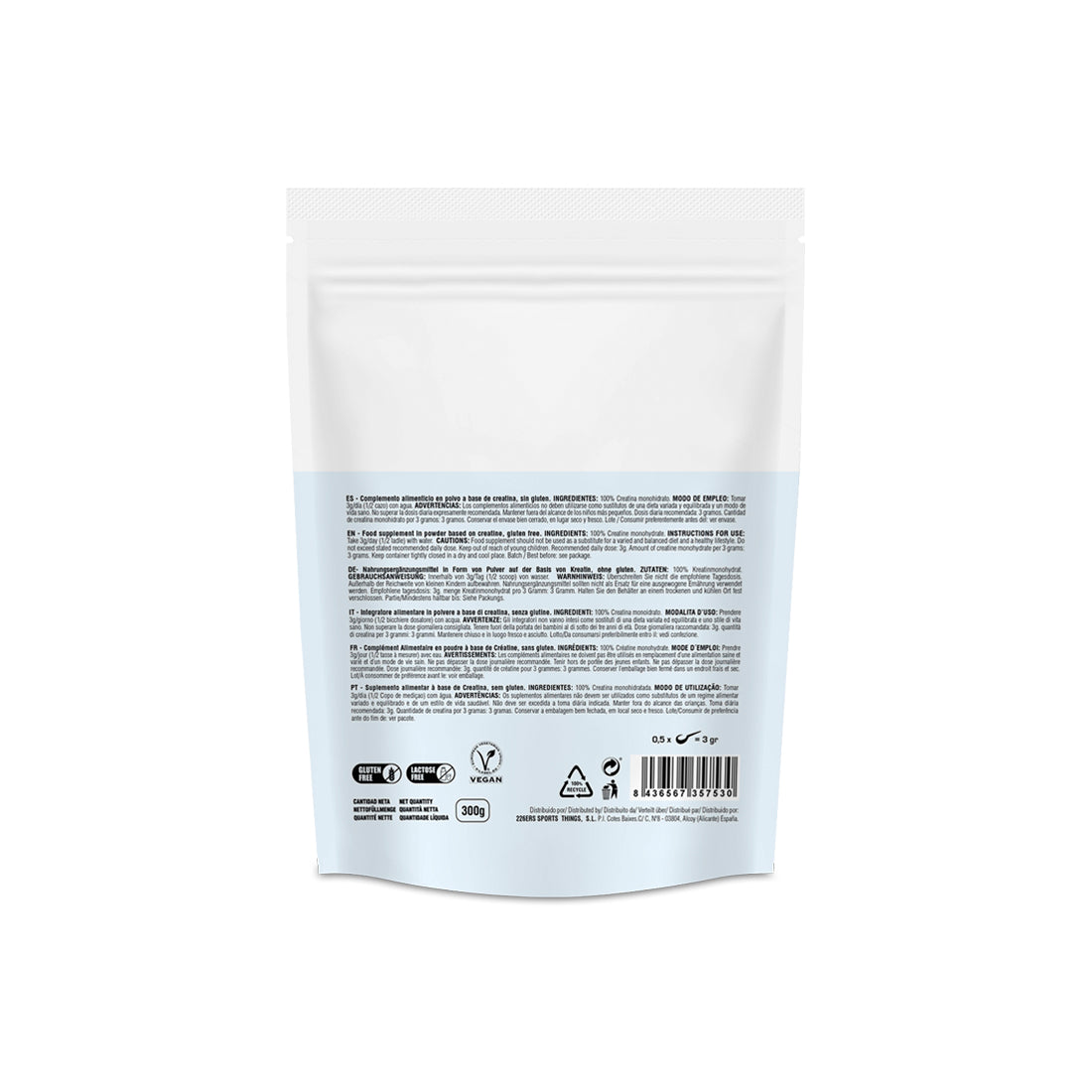 CREATINA® - 100% Monohidrato - 300g