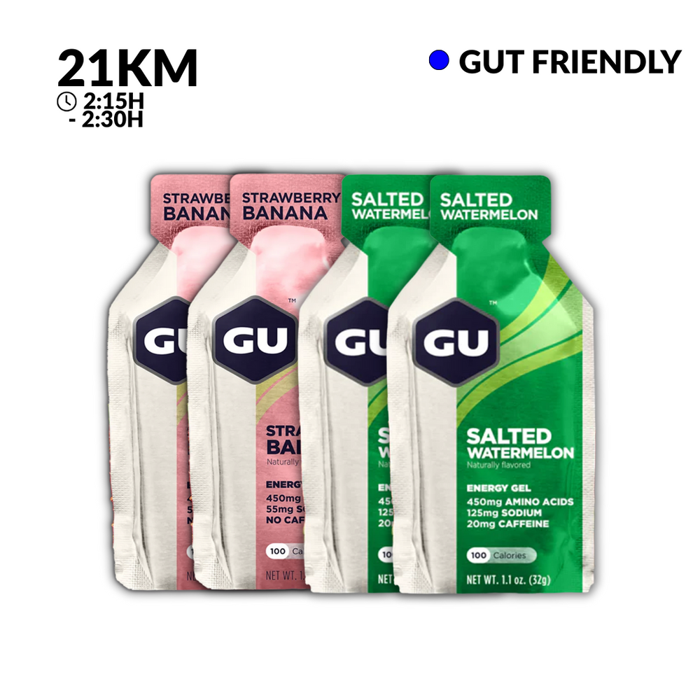 Pack GU 21K 2:15 - 2:30H Medellín 40g/h