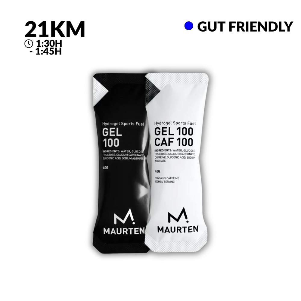 Pack Maurten 21K 1:30 - 1:45H Medellín 33g/h