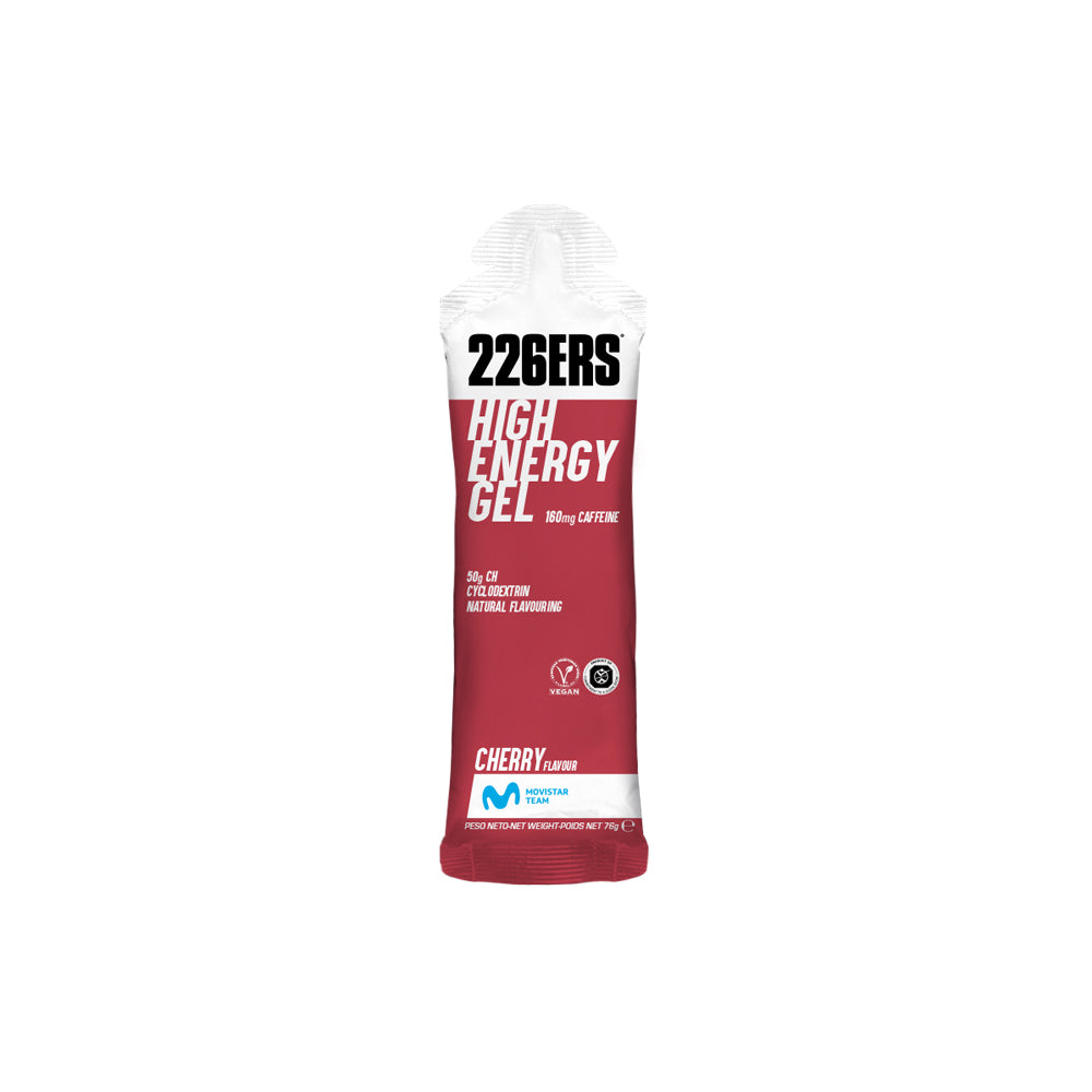 HIGH ENERGY GEL - Gel Energizante con Cafeína x 76G Cereza