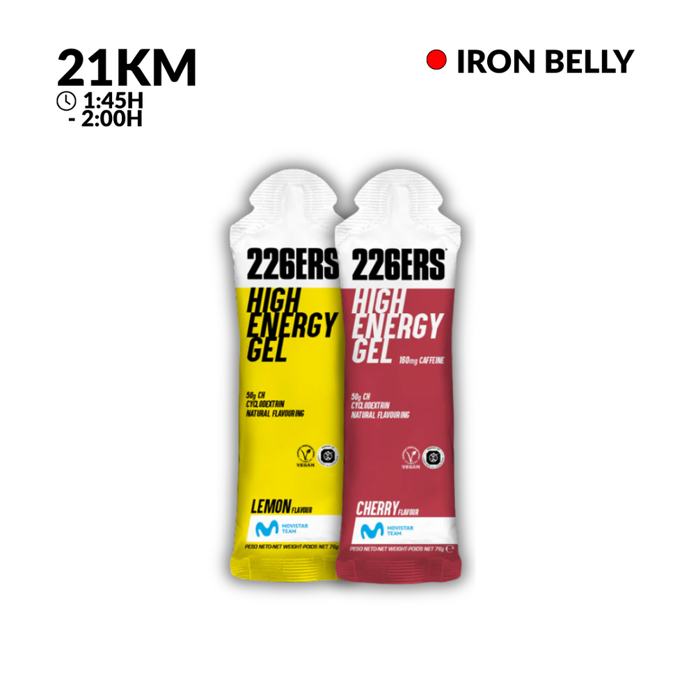 Pack 226ers High Energy 21K 1:45 - 2:00H Medellín 50g/h