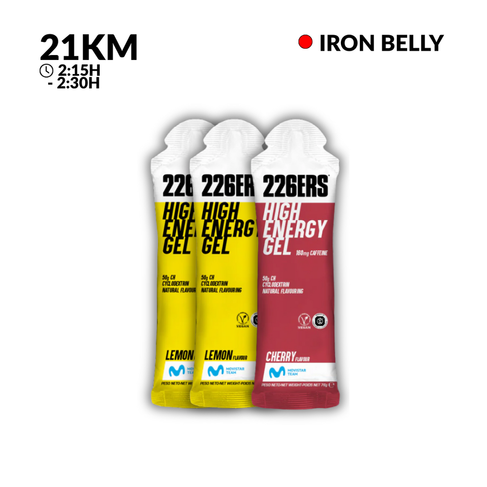 Pack 226ers High Energy 21K 2:15 - 2:30H Medellín 40g/h