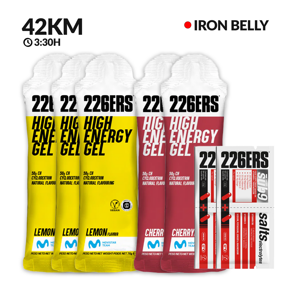 Pack 226ers High Energy 42K Medellín 3:30H 70g/h