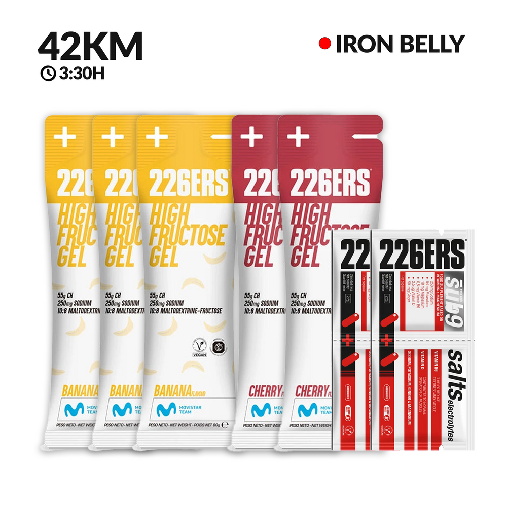 Pack 226ers High Fructose 42K Medellín 3:30H 70g/h