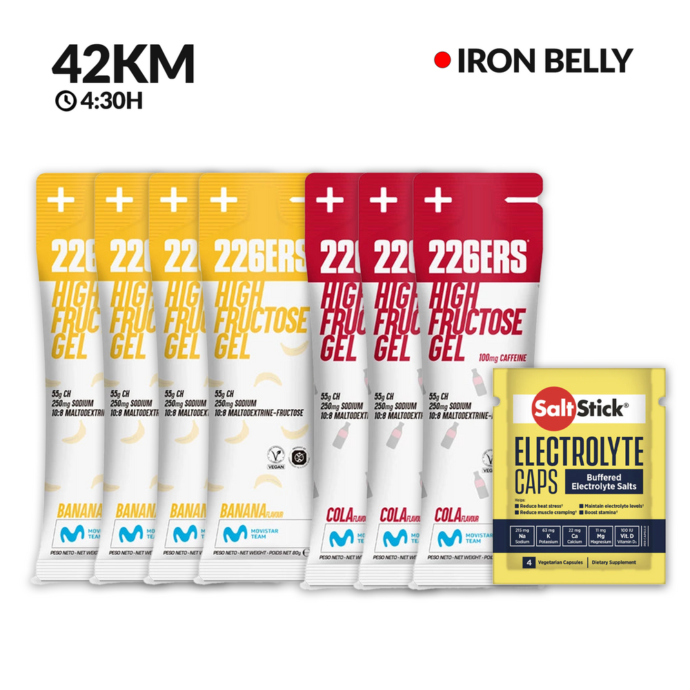 Pack 226ers High Fructose 42K Medellín 4:30H 70g/h