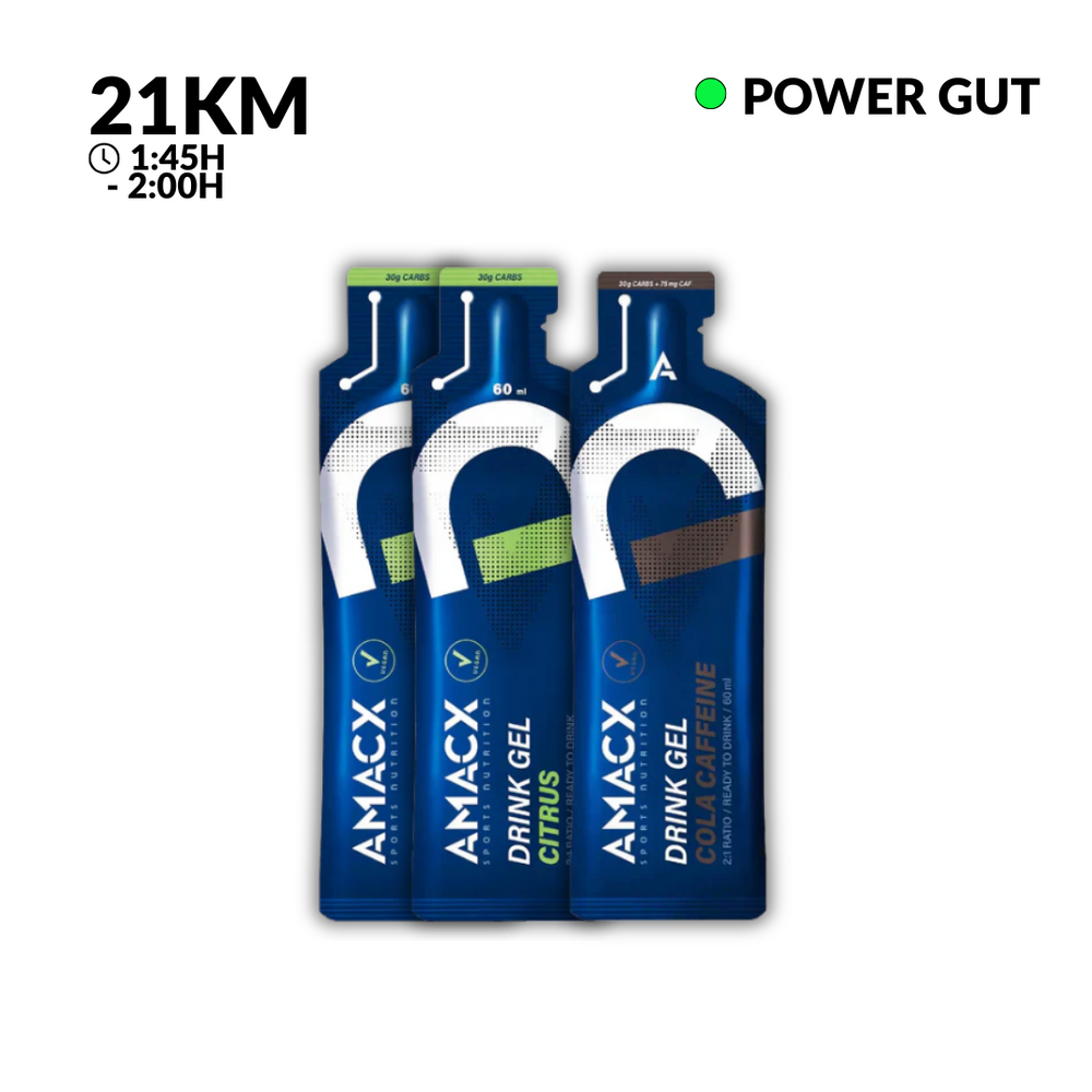 Pack Amacx Drink Gel 21K 1:45 - 2:00H Medellín  60g/h
