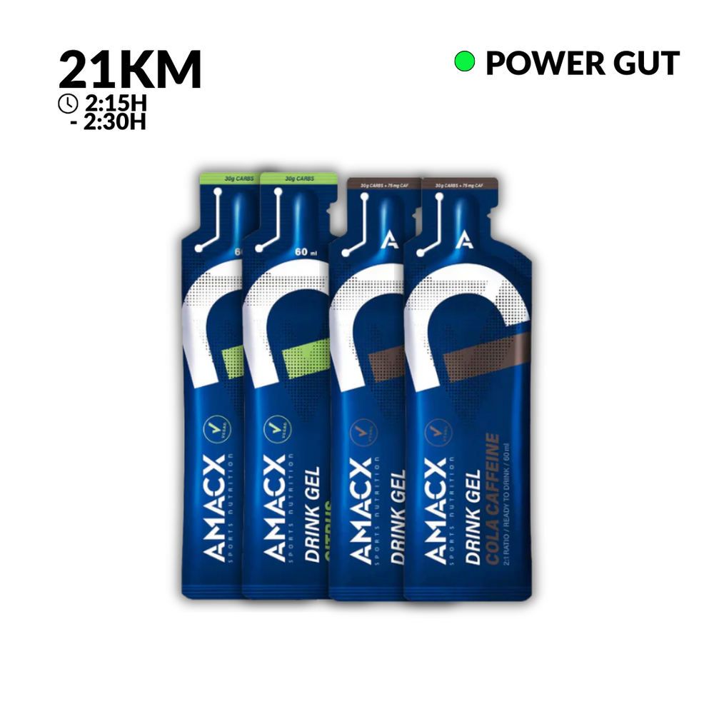 Pack Amacx Drink Gel 21K 2:00 - 2:30H Medellín  60g/h
