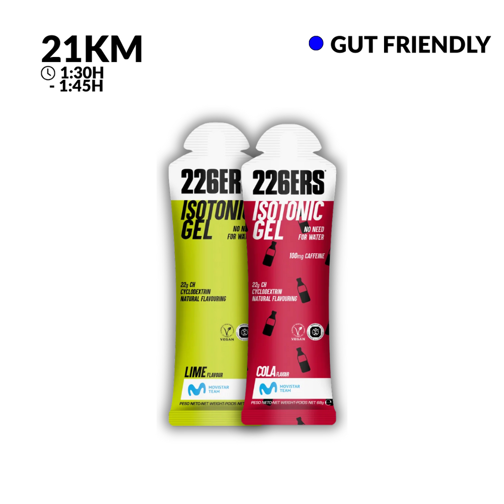 Pack 226ers Isotonic 21K 1:30 - 1:45H Medellín  40g/h