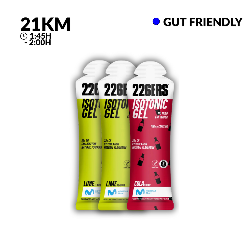 Pack 226ers Isotonic 21K 1:45 - 2:00H Medellín  45g/h