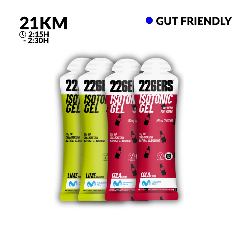 Pack 226ers Isotonic 21K 2:00 - 2:30H Medellín  48g/h