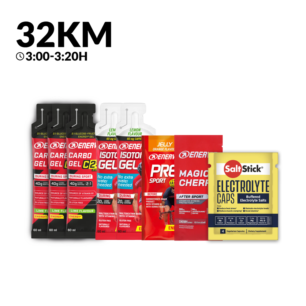 Pack Enervit Maratón Bogotá 32K 3:00H - 3:20H