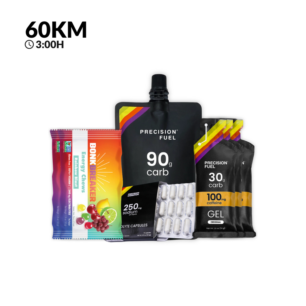 Pack Gran Fondo por Bogotá - 60K - 3:00H - Precision Fuel & Bonk Breaker