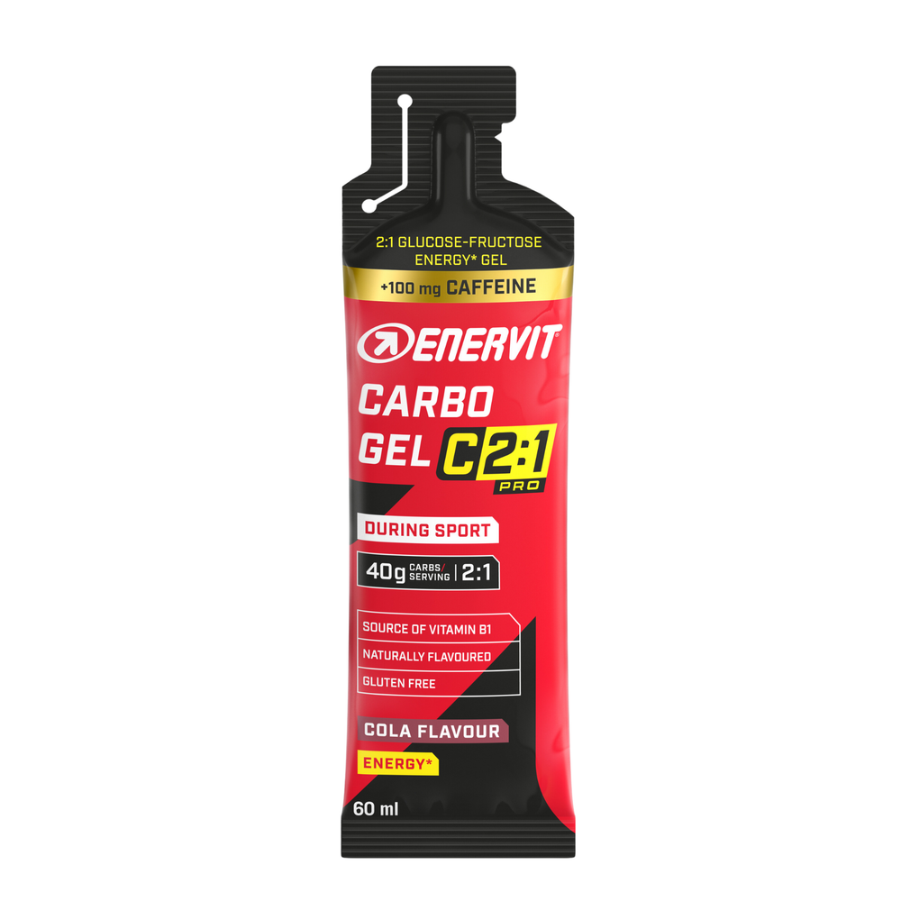 Enervit Gel C2:1 – Con Cafeina El Favorito de Pogacar 🔥